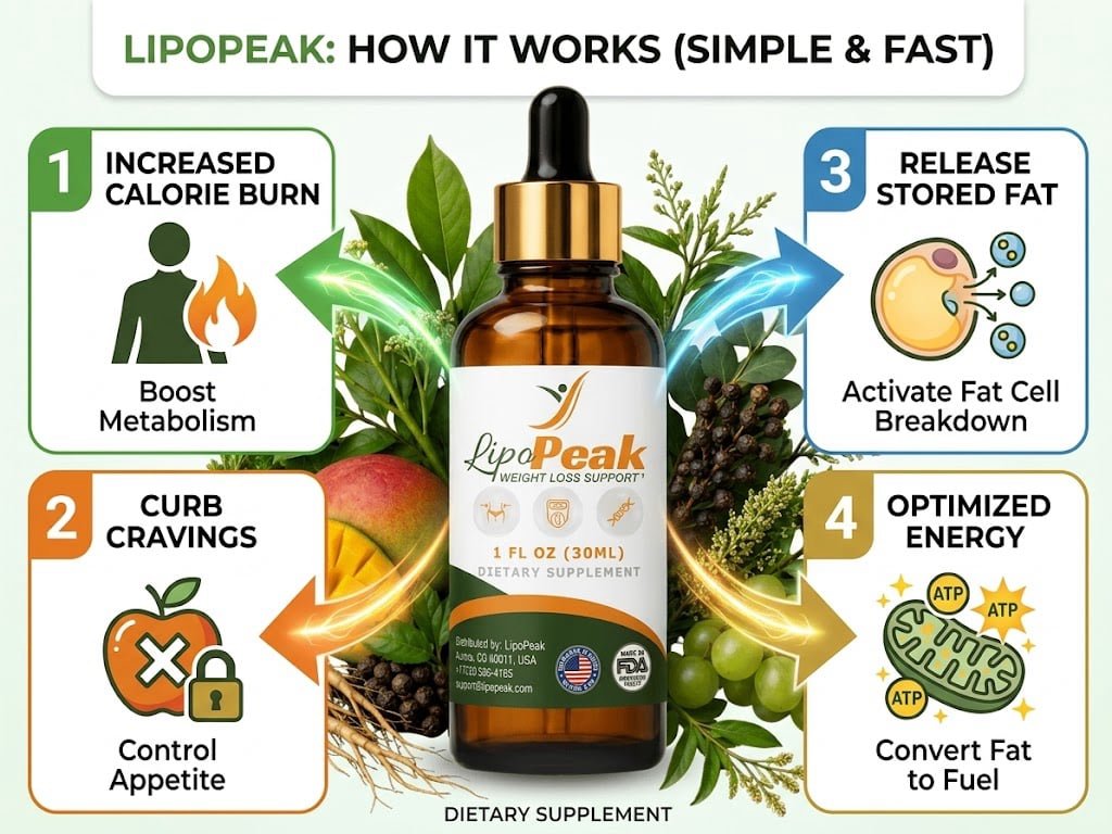 lipopeak image showing how it works